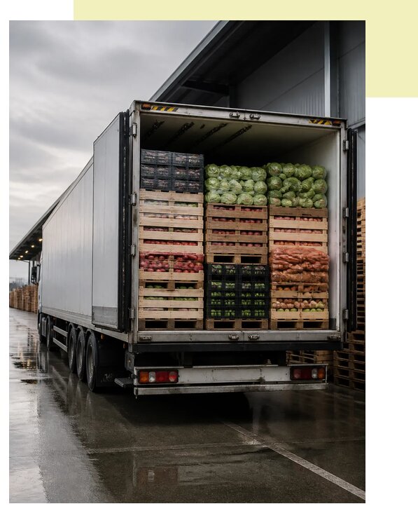 Перевозка плодоовощной продукции в Лангепас по цене от 5050 р. | Агросервис-Лнг